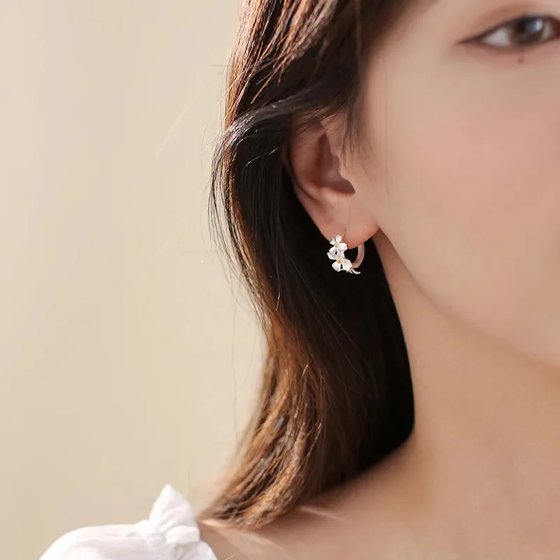 Kevni 990 Silver Earrings Women's-3
