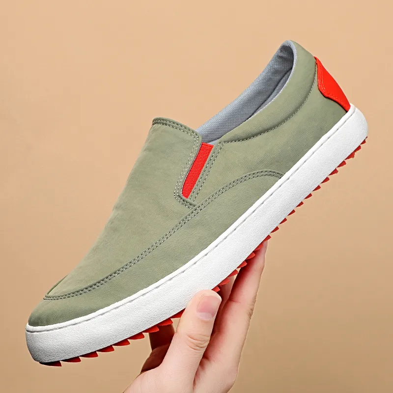 Baoda Breathable Lightweight Low-Top Canvas Shoes Men's-15