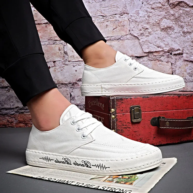 Baoda Breathable Lightweight Low-Top Canvas Shoes Men's-8