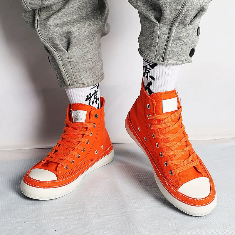 Baoda High-Top Canvas Shoes Men's-29