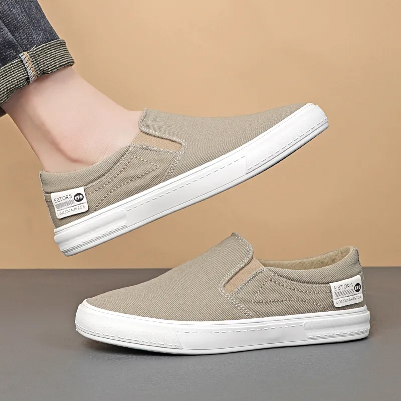 Baoda Breathable Lightweight Low-Top Canvas Shoes Men's-3