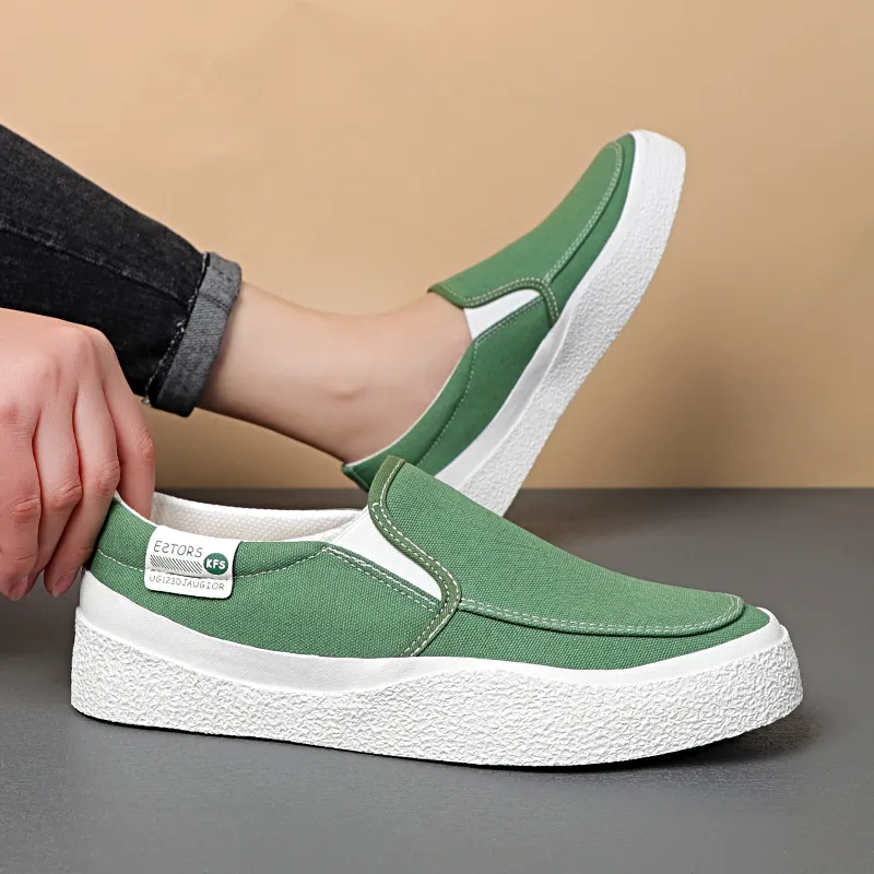 Baoda Breathable Lightweight Low-Top Canvas Shoes Men's-9