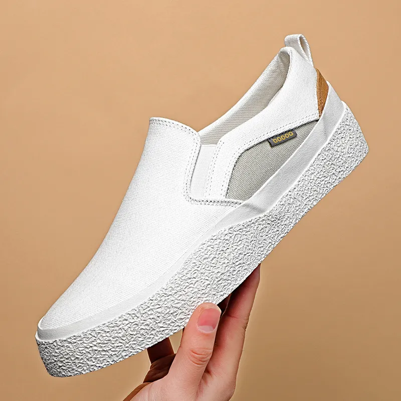 Baoda Casual Breathable Lightweight Low-Top Canvas Shoes Men's-4