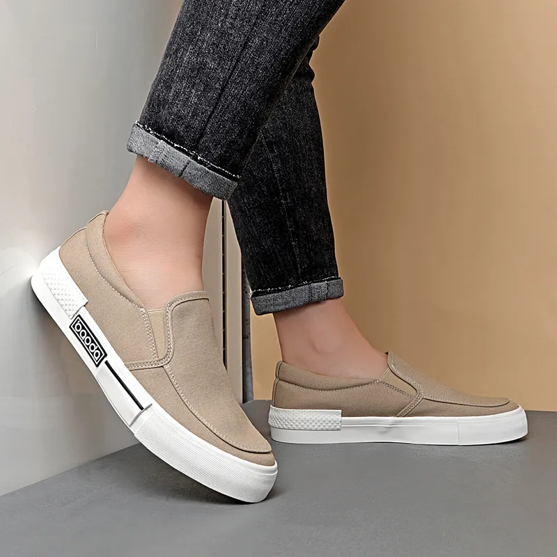 Baoda Breathable Lightweight Low-Top Canvas Shoes Men's-6