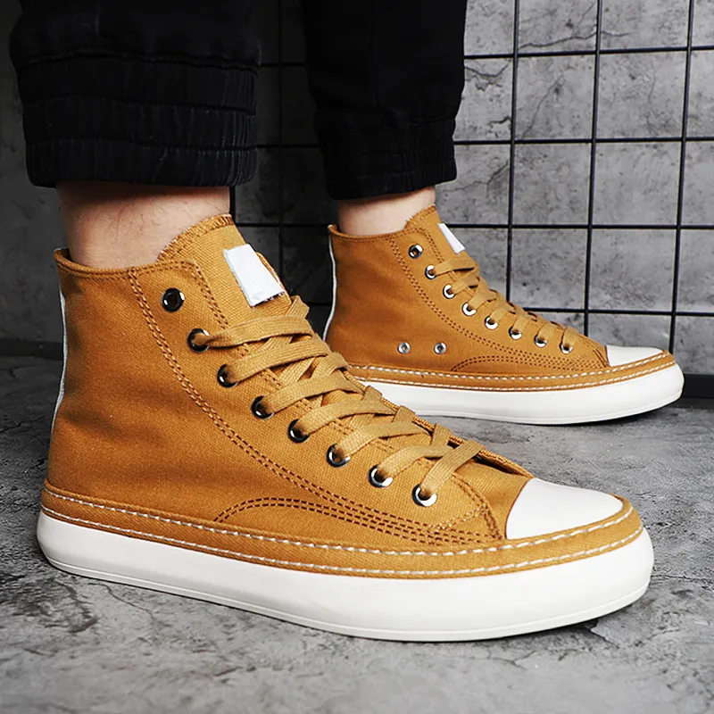 Baoda High-Top Canvas Shoes Men's-16