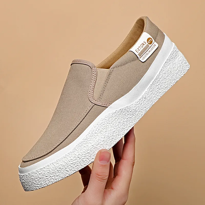 Baoda Breathable Lightweight Low-Top Canvas Shoes Men's-3