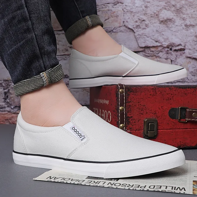 Baoda Breathable Low-Top Canvas Shoes Men's-3