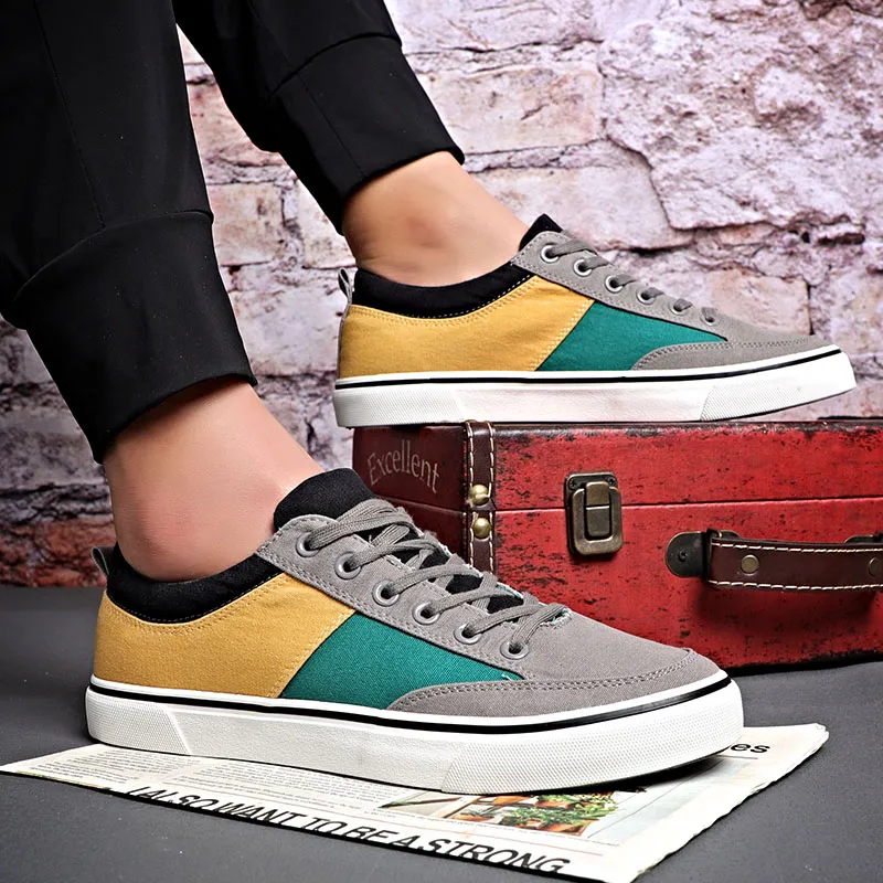 Baoda Lightweight And Breathable Low Top Canvas Shoes Men's-3