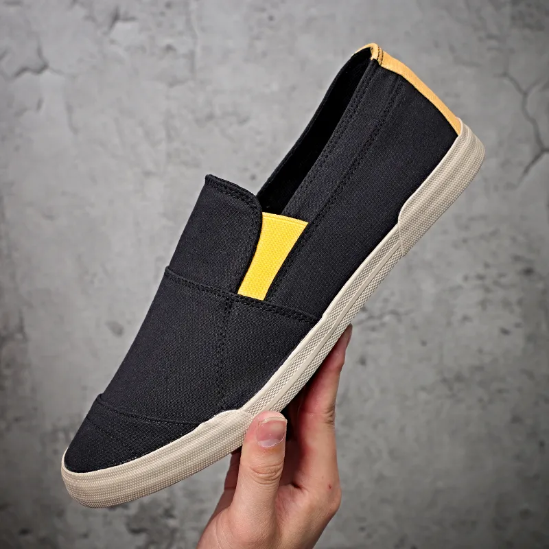 Baoda Breathable Lightweight Low-Top Canvas Shoes Men's-1