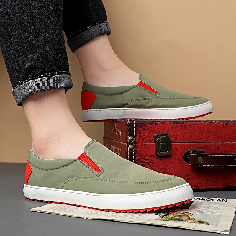 Baoda Breathable Lightweight Low-Top Canvas Shoes Men's-17