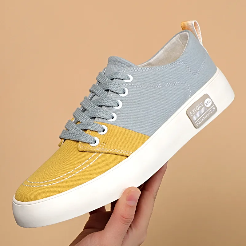 Baoda Breathable Lightweight Low-Top Canvas Shoes Men's-4