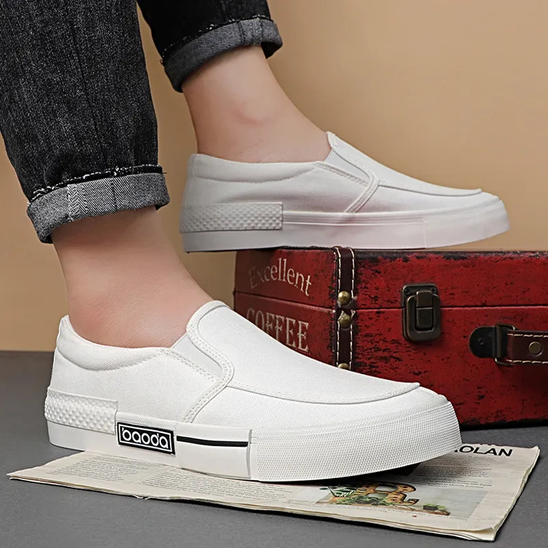 Baoda Breathable Lightweight Low-Top Canvas Shoes Men's-12