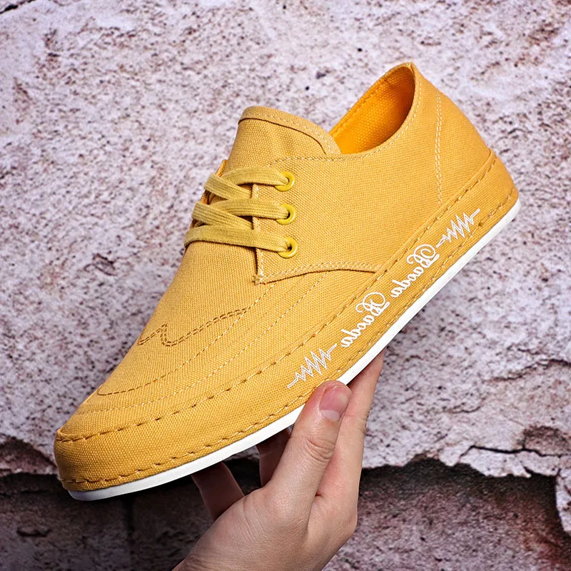 Baoda Breathable Lightweight Low-Top Canvas Shoes Men's-10