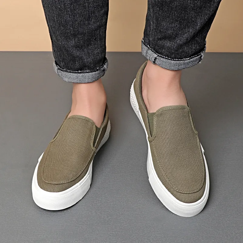 Baoda Breathable Lightweight Low-Top Canvas Shoes Men's-9