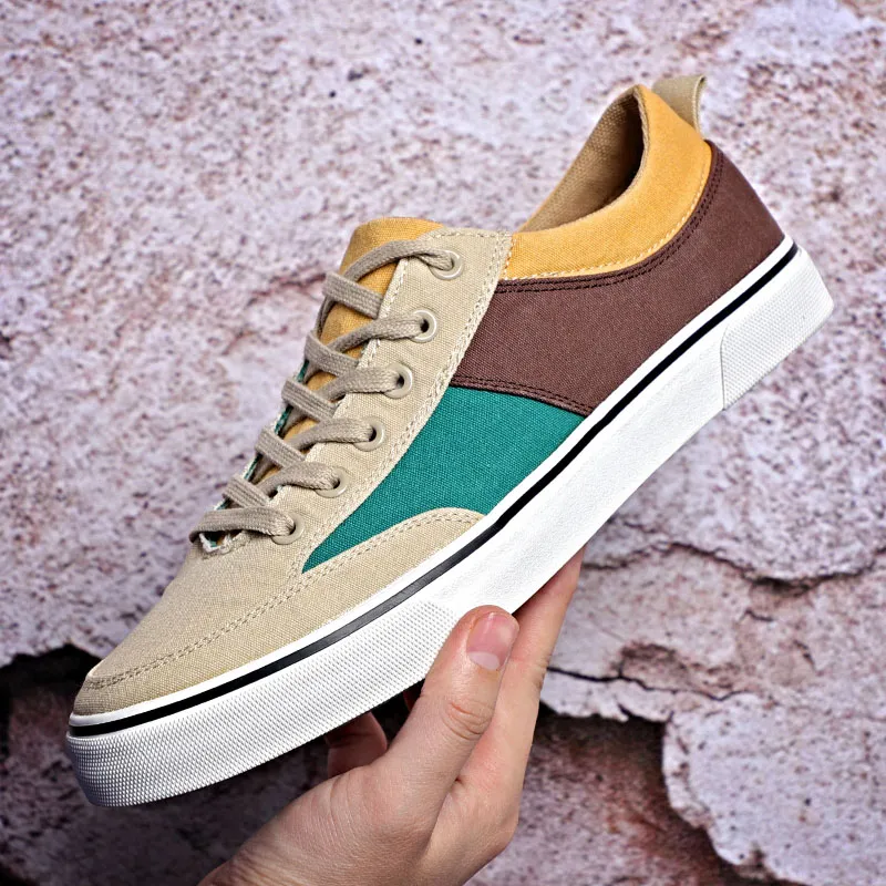 Baoda Lightweight And Breathable Low Top Canvas Shoes Men's-5