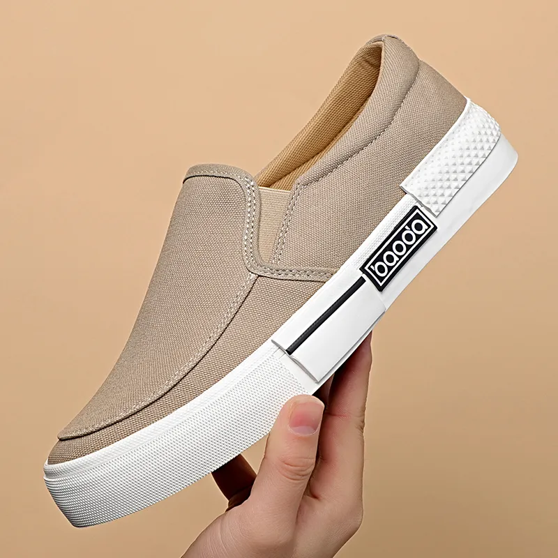 Baoda Breathable Lightweight Low-Top Canvas Shoes Men's-4