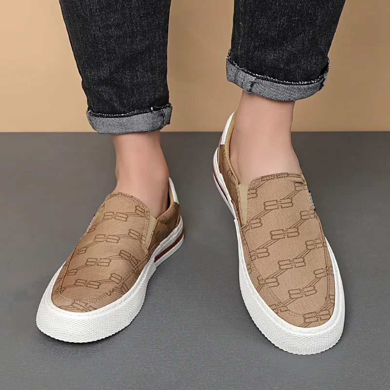 Baoda Breathable Low-Top Canvas Shoes Men's-4