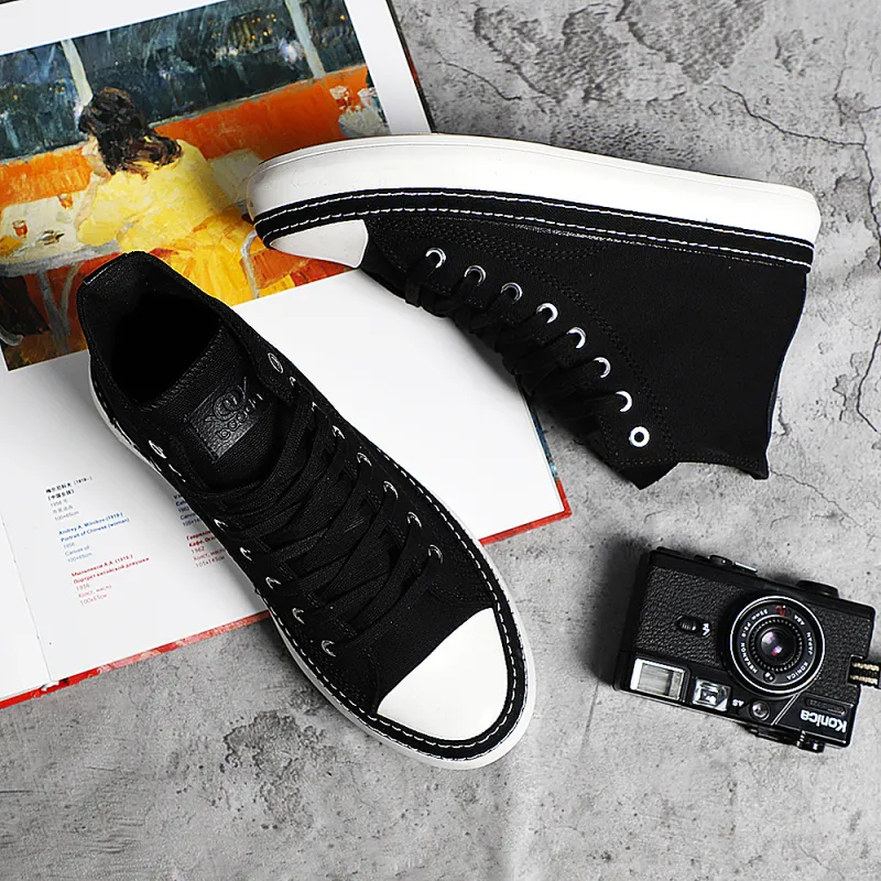 Baoda High-Top Canvas Shoes Men's-2