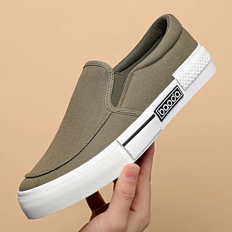 Baoda Breathable Lightweight Low-Top Canvas Shoes Men's-8