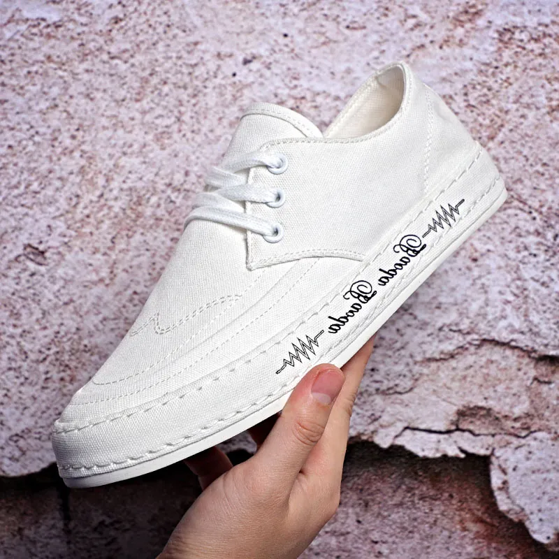 Baoda Breathable Lightweight Low-Top Canvas Shoes Men's-7