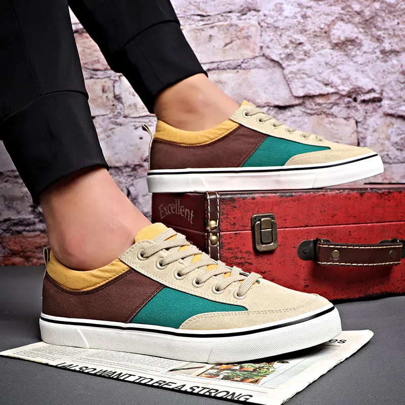 Baoda Lightweight And Breathable Low Top Canvas Shoes Men's-6