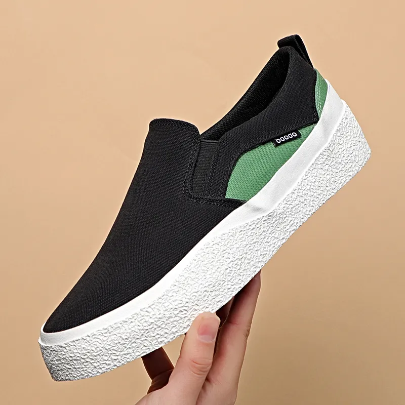 Baoda Casual Breathable Lightweight Low-Top Canvas Shoes Men's-2