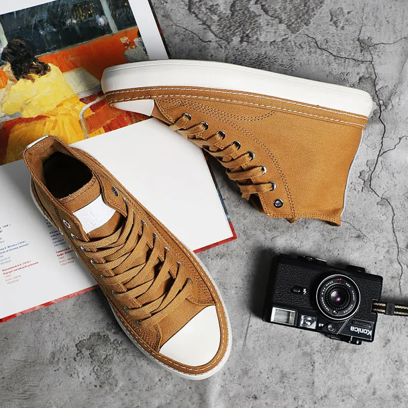 Baoda High-Top Canvas Shoes Men's-17