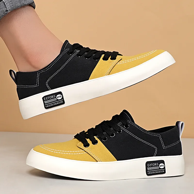 Baoda Breathable Lightweight Low-Top Canvas Shoes Men's-2