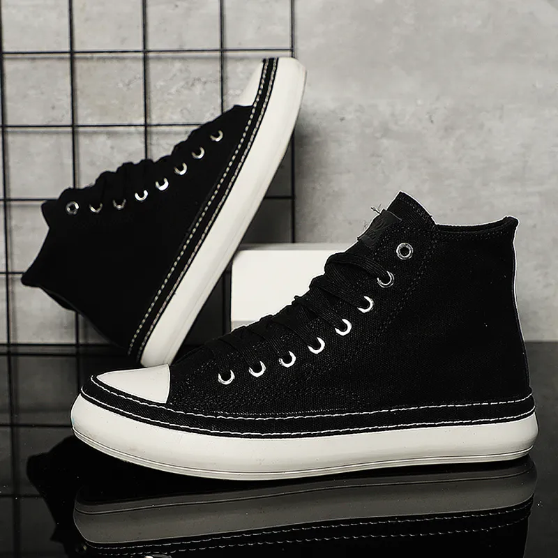 Baoda High-Top Canvas Shoes Men's-4