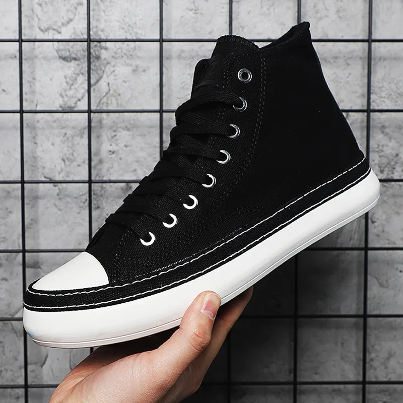 Baoda High-Top Canvas Shoes Men's-1