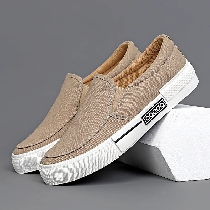 Baoda Breathable Lightweight Low-Top Canvas Shoes Men's-5
