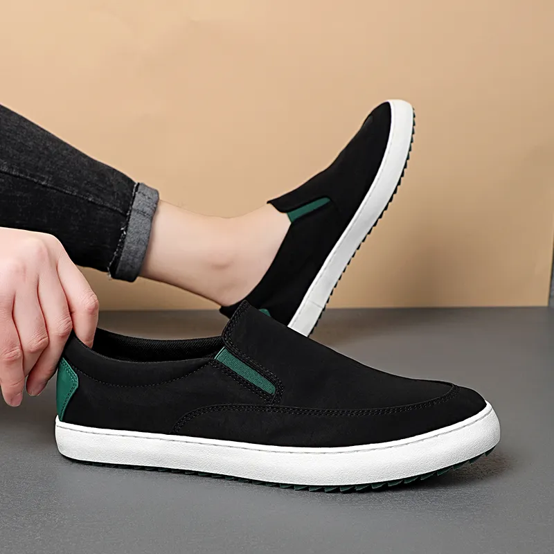 Baoda Breathable Lightweight Low-Top Canvas Shoes Men's-4
