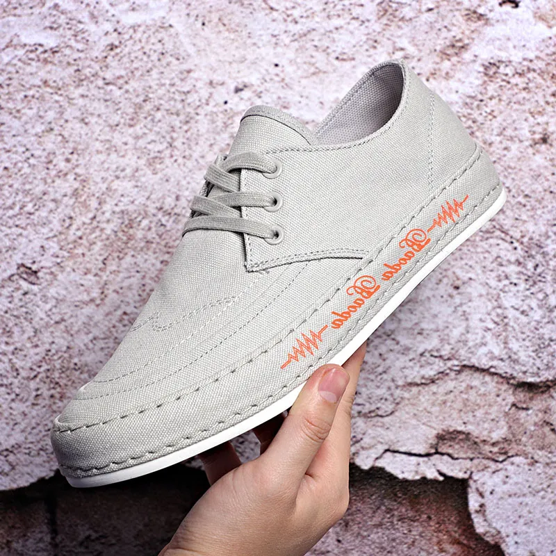 Baoda Breathable Lightweight Low-Top Canvas Shoes Men's-4