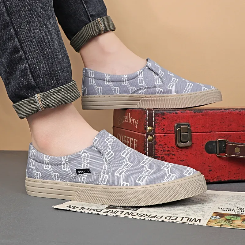 Baoda Low-Top Canvas Shoes Men's-5