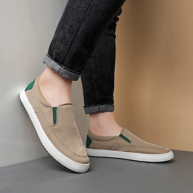 Baoda Breathable Lightweight Low-Top Canvas Shoes Men's-11