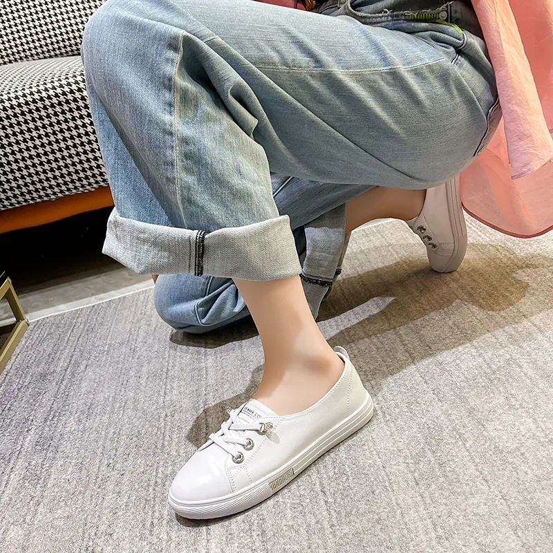 Help Casual Single Shoes Women's White-5