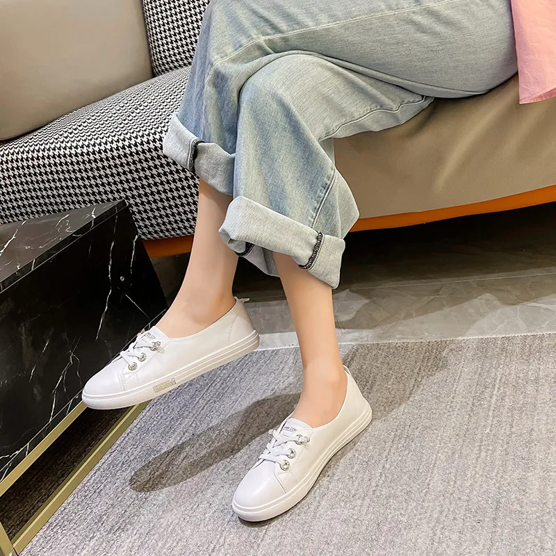 Help Casual Single Shoes Women's White-6