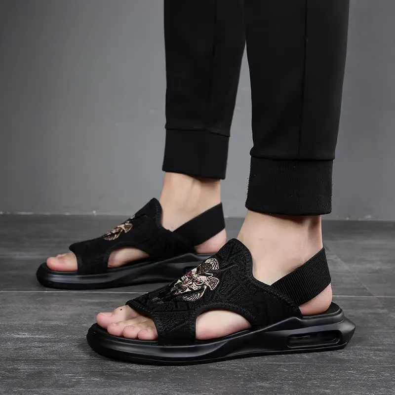 Help Beach Sandals Men Black-6