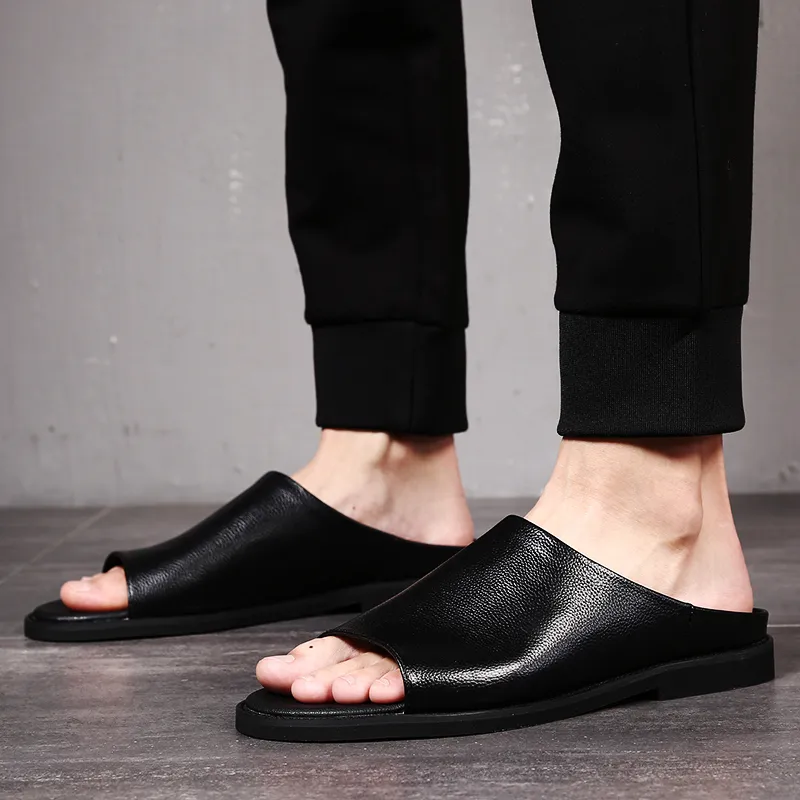 Help Slide Slippers Men Black-5