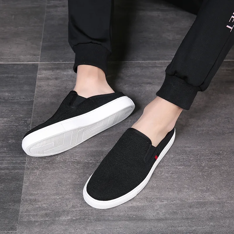 Help Wrap toe Slippers Men's Black-8