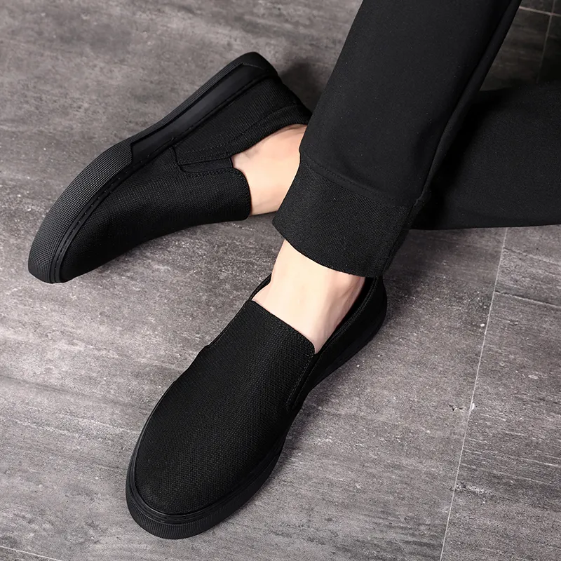 Help Slip Resistant Quick Drying Wear Resistant Low Top Skateboard Shoes Men's Black-10