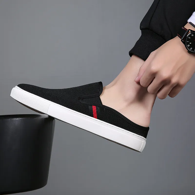 Help Wrap toe Slippers Men's Black-7