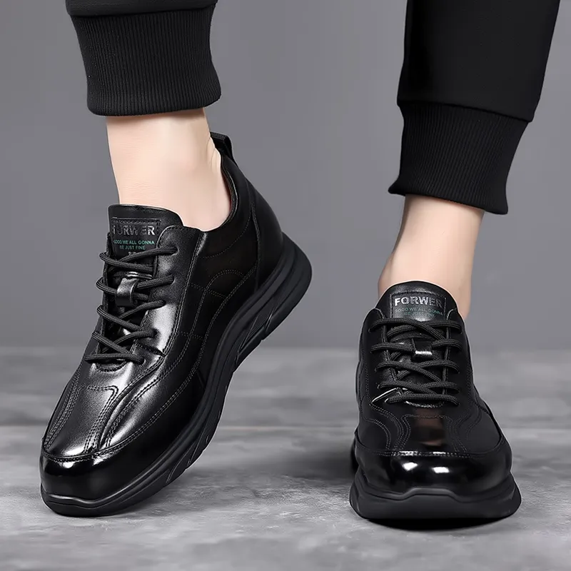 Help Casual Shoes Men Low Top Black-7