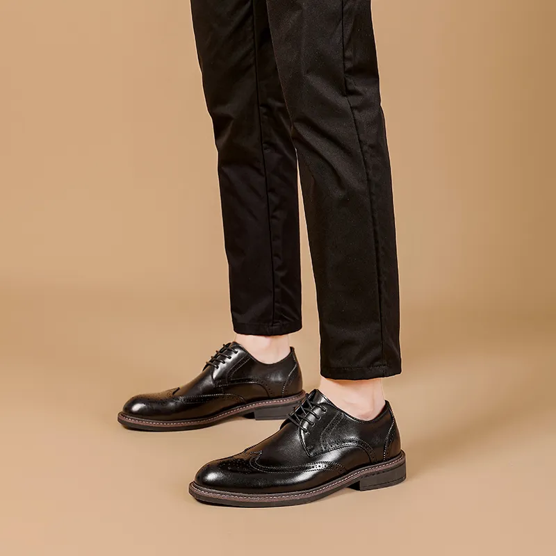 Help Men's Casual Shoes Men Low Top Black-4