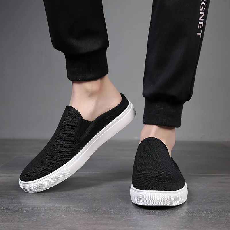 Help Wrap toe Slippers Men's Black-5