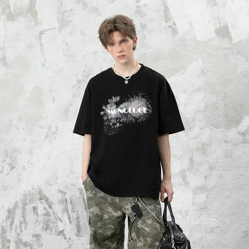 MONOLOGE T Shirts Unisex Black-1