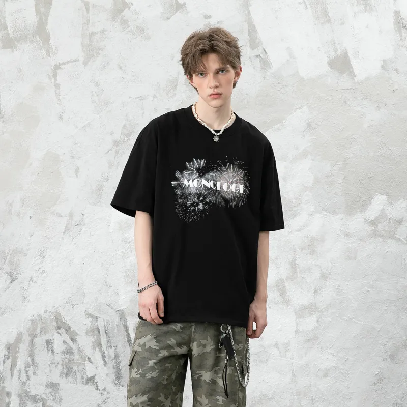 MONOLOGE T Shirts Unisex Black-2
