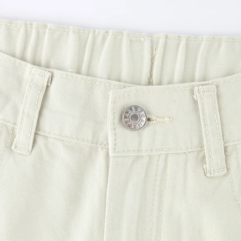 Dounkol Jeans Unisex White-5