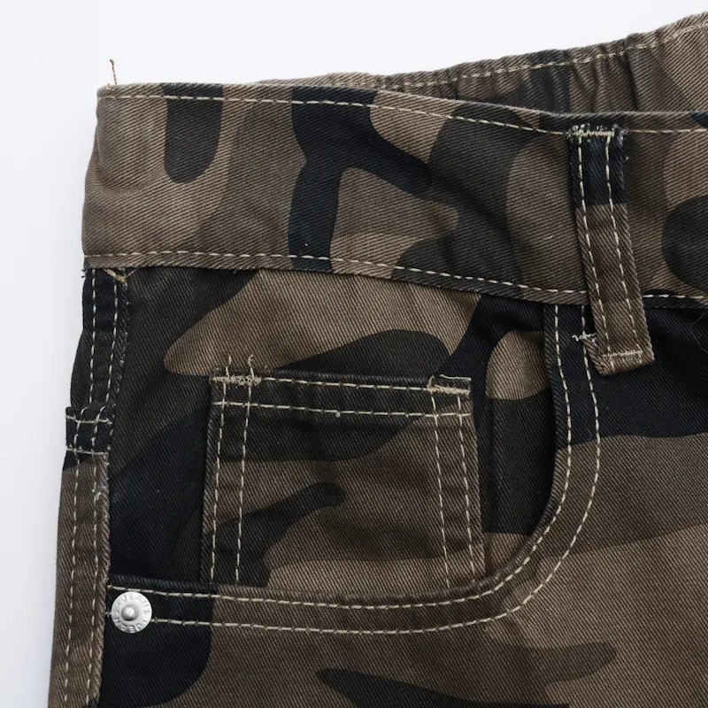 Dounkol Cargo Pants Unisex Camouflage Pants-4
