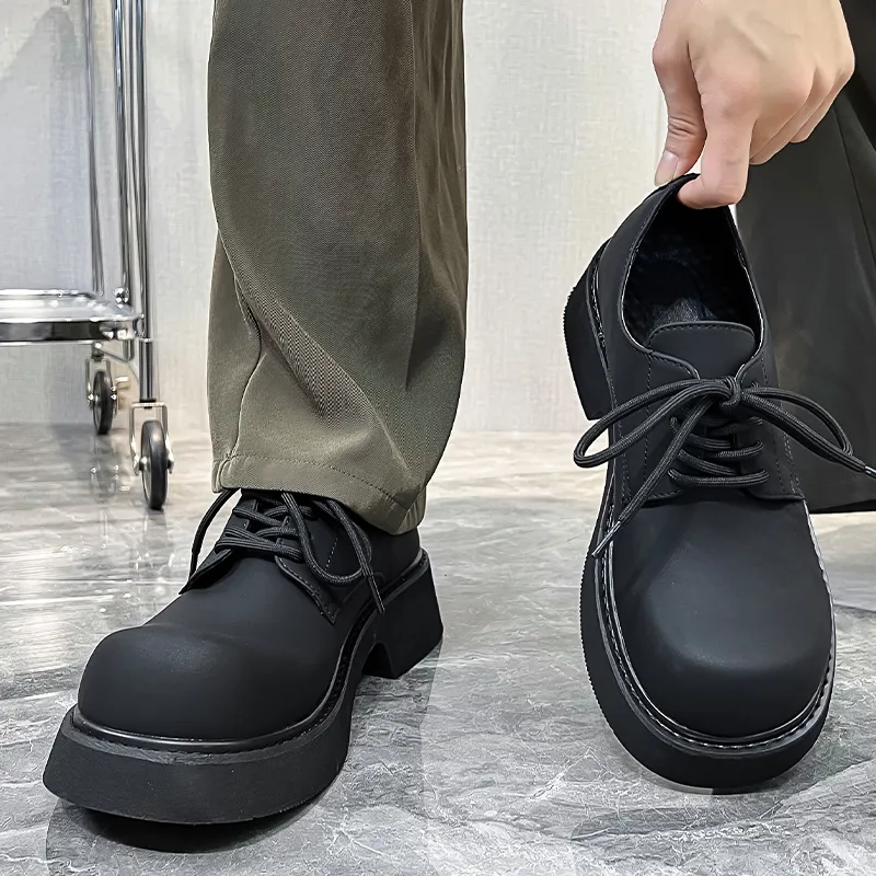Dounkol Men's Casual Shoes Men Low Top-5